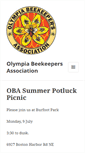 Mobile Screenshot of olympiabeekeepers.org